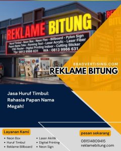 Jasa Huruf Timbul: Rahasia Papan Nama Megah!